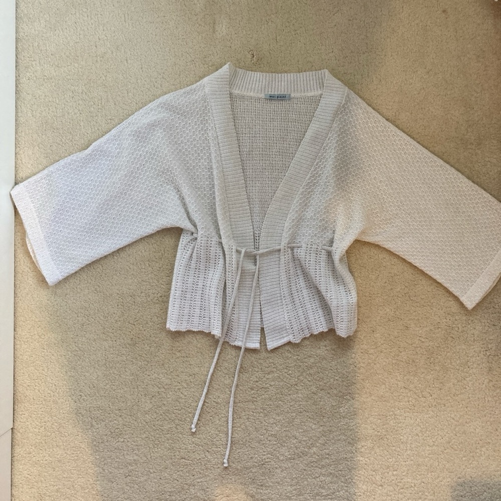 Cropped cardigan